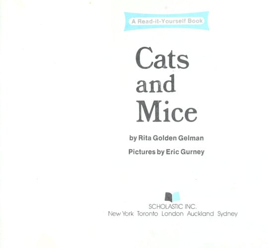 Cats and mice (A read-it-yourself book)