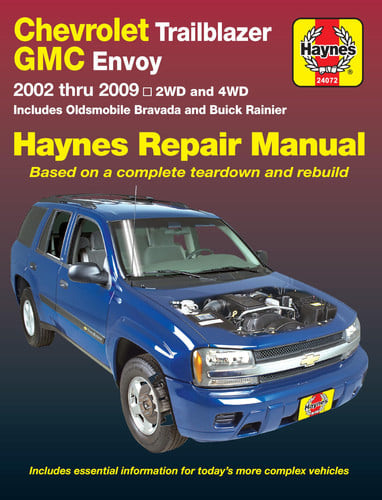 Chevrolet TrailBlazer, TrailBlazer EXT, GMC Envoy, GMC Envoy XL, Oldsmobile Bravada & Buick Rainier with 4.2L, 5.3L V8 or 6.0L V8 engines (02-09) Haynes Repair Manual