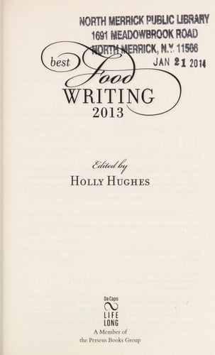Best Food Writing 2013