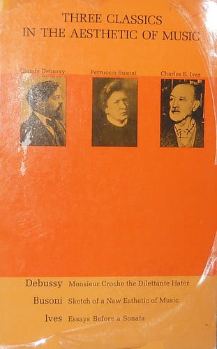 Three Classics in the Aesthetic of Music