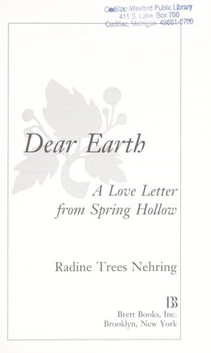 Dear Earth: A Love Letter from Spring Hollow