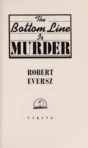 The Bottom Line is Murder