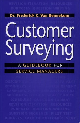 Customer Surveying: A Guidebook for Service Managers