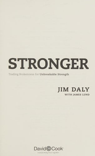 Stronger: Trading Brokenness for Unbreakable Strength