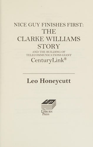The Clarke Williams Story