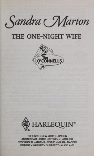 THE ONE-NIGHT WIFE