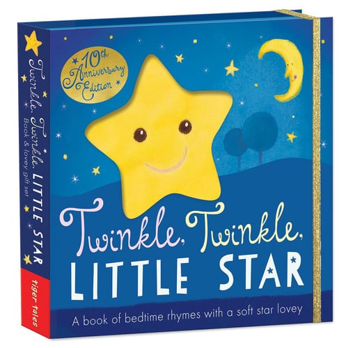 Twinkle, Twinkle, Little Star: A book of bedtime rhymes with a soft star lovey