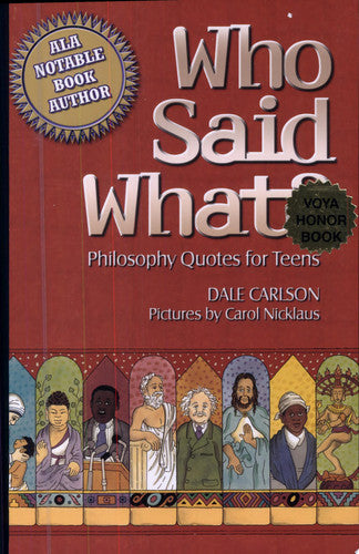 Who Said What?: Philosophy Quotes for Teens
