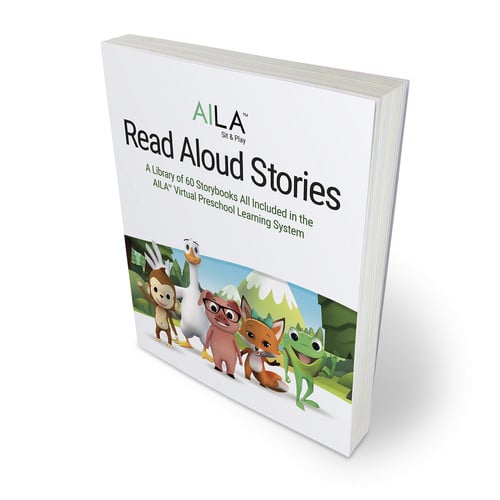 AILA Sit & Playâ„¢ Read Aloud Stories Softcover Book 400+ Pages Includes 60 Stories