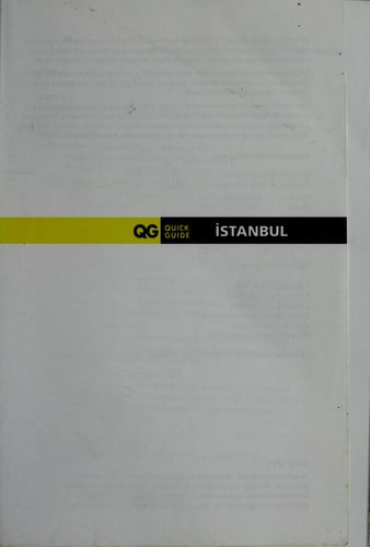 Quick Guide Istanbul (New 2013 Edition)