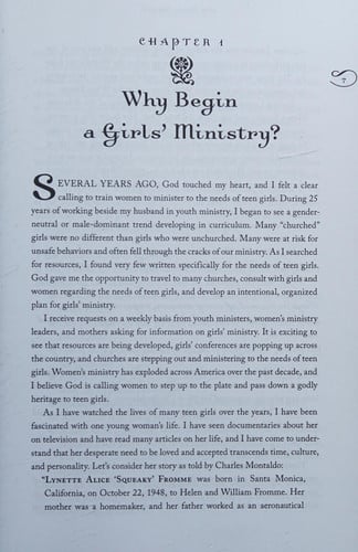 Girls' Ministry Handbook