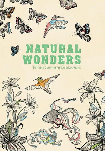Natural Wonders Portable Coloring for Creative Adults