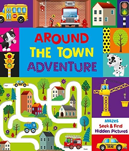 Around the Town Adventure - Kids Books - Childrens Books - Toddler Books by Page Publications