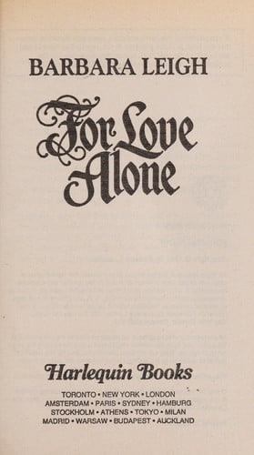 For Love Alone