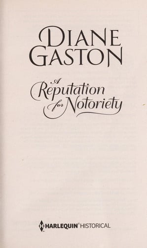 A Reputation for Notoriety