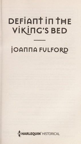 Defiant in the Viking's Bed (Victorious Vikings)
