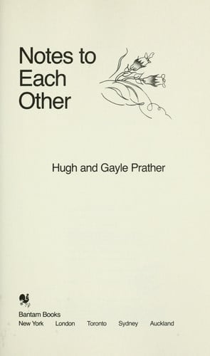 Notes to Each Other