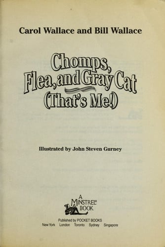 Chomps, Flea, and Gray Cat (That's Me!)