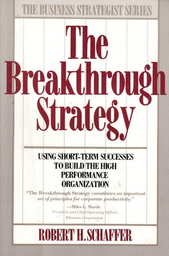 The Breakthrough Strategy