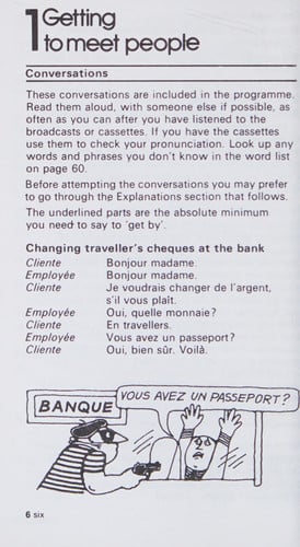 Getting By In French: A Quick Beginners' Course for Tourists and Businesspeople