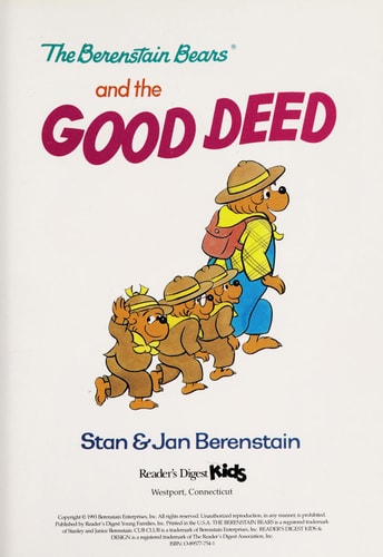 The Berenstain Bears and the Good Deed (Berenstain
