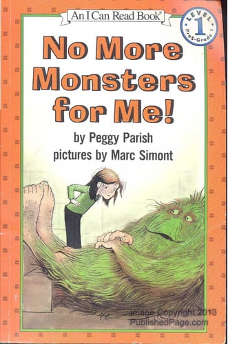 No More Monsters for Me! (I Can Read Level 1)