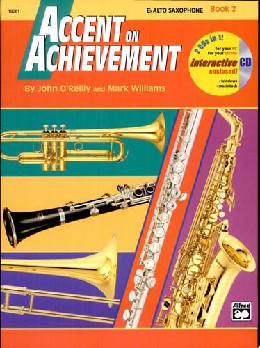 Accent on Achievement, Bk 2: E-Flat Alto Saxophone (Book & CD)