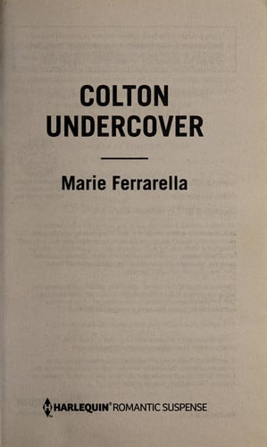 Colton Undercover (The Coltons of Shadow Creek, 2)