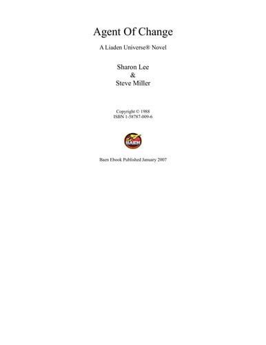 Agent of Change (Liaden, Book 1)
