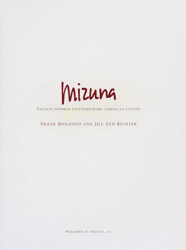 Mizuna: French-Inspired Contemporary American Cuisine