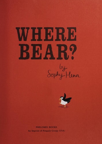 Where Bear?