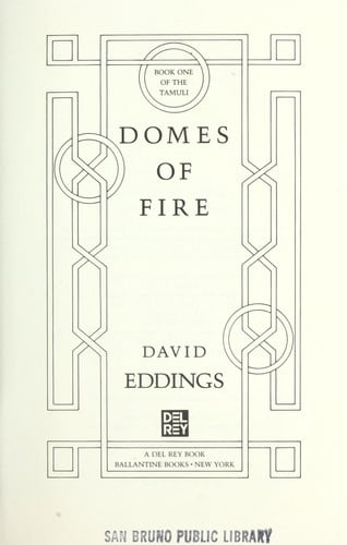 Domes of Fire (Book One of the Tamuli)