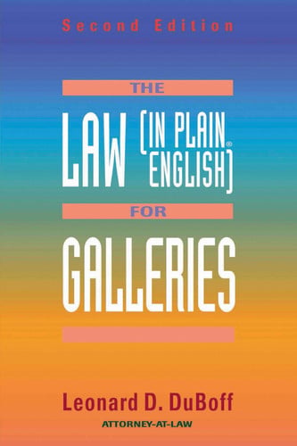 The Law (in Plain English) for Galleries