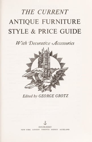 Current Antique Furniture Style & Price Guide
