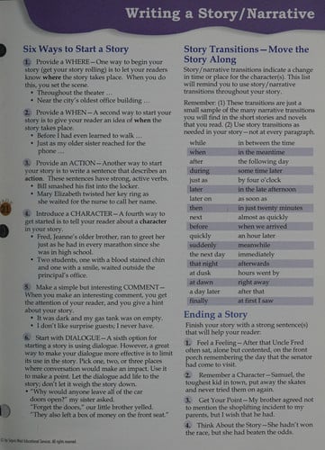 Handy Pages Step Up to Writring: Accordion Paragraphs, Level 1 Pack of 10