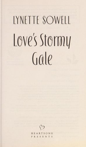 Love's Stormy Gale (Heartsong Presents)