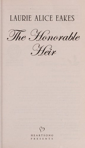 The Honorable Heir (Heartsong Presents)