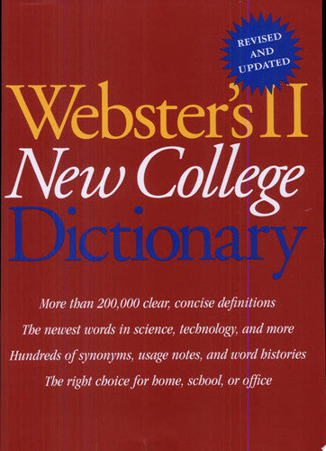 Webster's II New College Dictionary