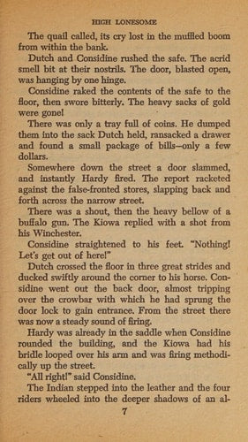 High Lonesome A Novel