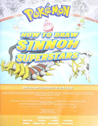 How to Draw Sinnoh Superstars