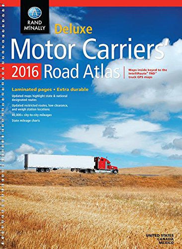 Rand McNally 2016 Motor Carriers' Road Atlas: United States, Canada, Mexico