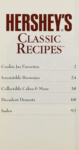Hershey's Brownie Recipes (Favorite Brand Name Recipes) (2004-05-04)