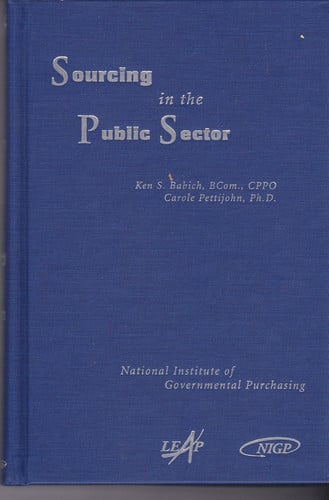 Sourcing in the Public Sector