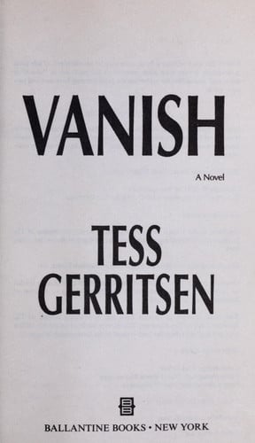 Vanish (Jane Rizzoli, Book 5)