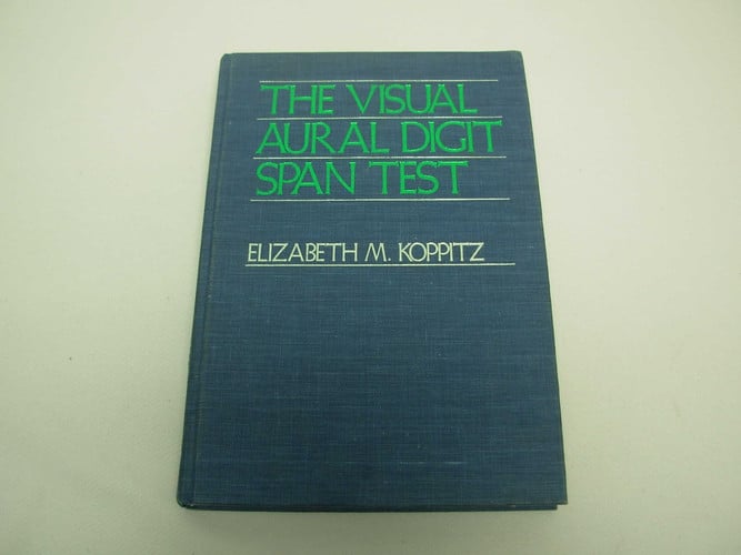 Visual Aural Digit Span Test: Vads Test