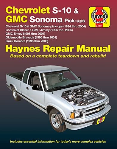 Chevy S-10 & GMC Sonoma Pick-ups (94-04). Inc. S-10 Blazer & GMC Jimmy (95-05), GMC Envoy (98-01) & Olds Bravada/Isuzu Hombre (96-01)(Does not include Chevy Colorado/GMC Canyon.) (Haynes Automotive)