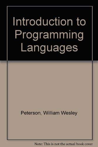 Introduction to Programming Languages