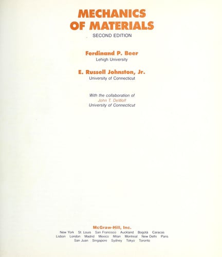 Mechanics of Materials