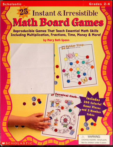 25 Instant & Irresistible Math Board Games (Grades 2-4)