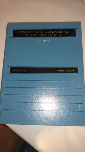 Accounting for Governmental and Nonprofit Entities